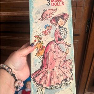 Vintage 3 Mary Poppins Magic Dolls Box